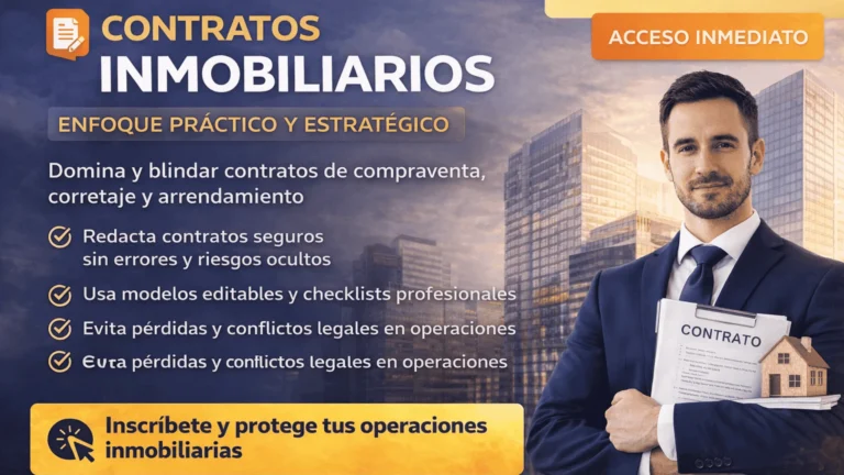 Contratos Inmobiliarios – Enfoque Práctico y Estratégico