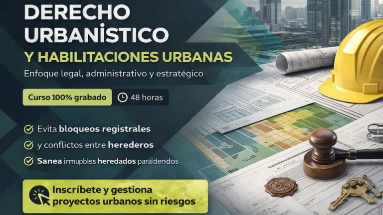 Derecho Urbanístico y Habilitaciones Urbanas