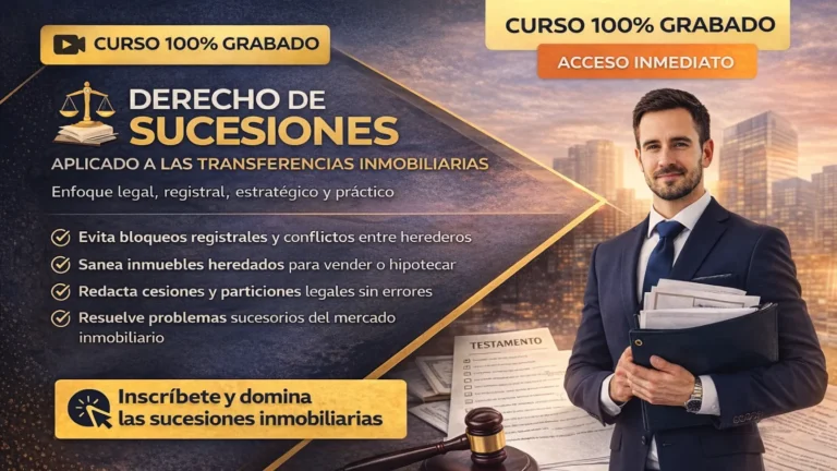 Derecho de Sucesiones Aplicado a las Transferencias Inmobiliarias